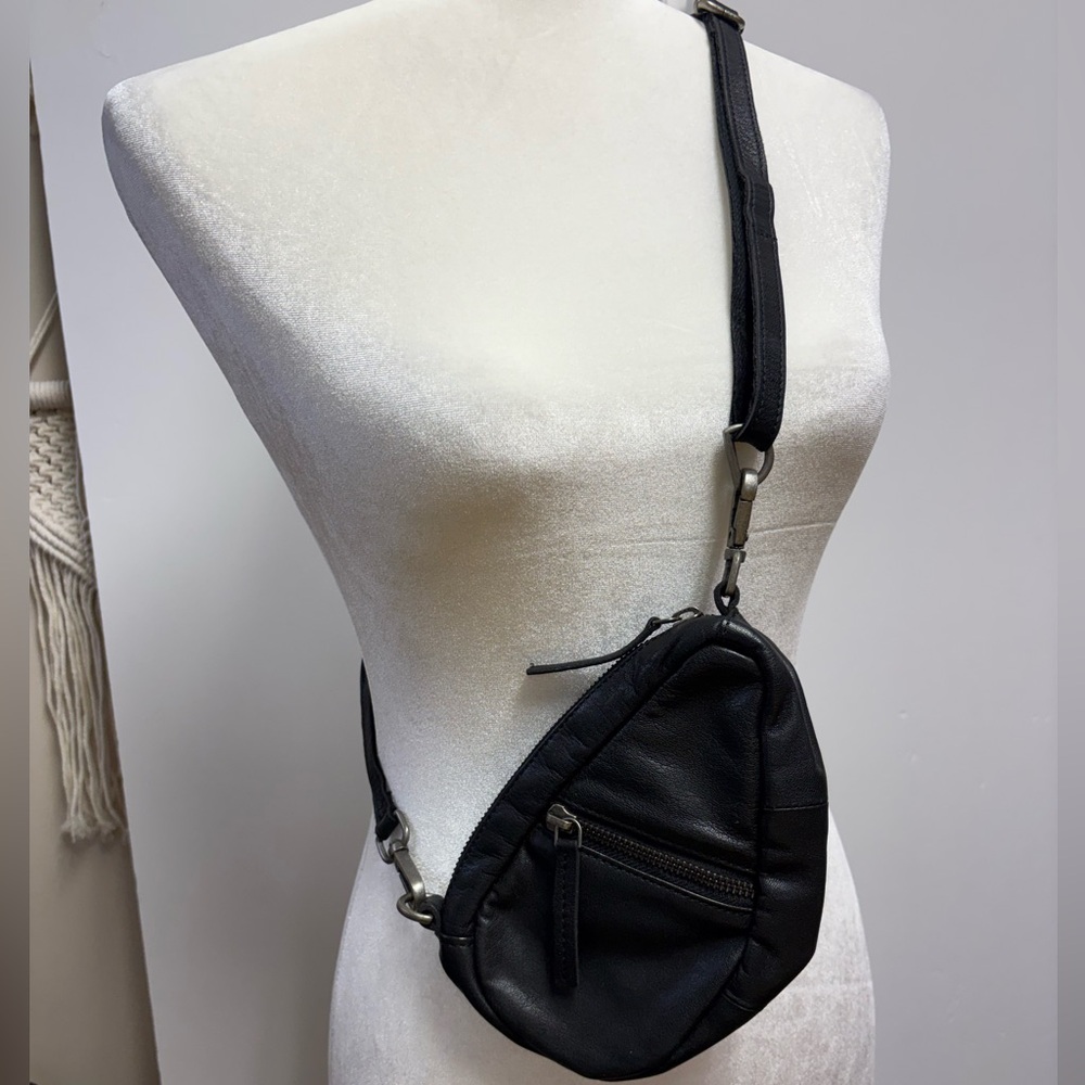 Free People Coffee Date Mini Crossbody Bag, Black - Picture 2 of 6
